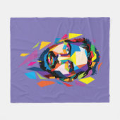 Tom Hardy wpap portret Fleece Deken (Voorkant (Horizontaal))