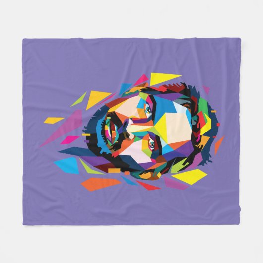 Tom Hardy wpap portret Fleece Deken (Voorkant (Horizontaal))