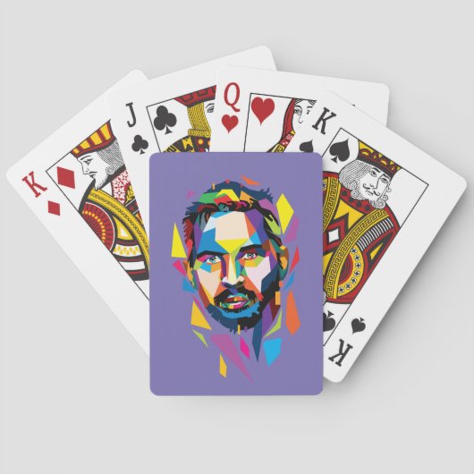 Tom Hardy wpap portret Pokerkaarten (Achterkant)