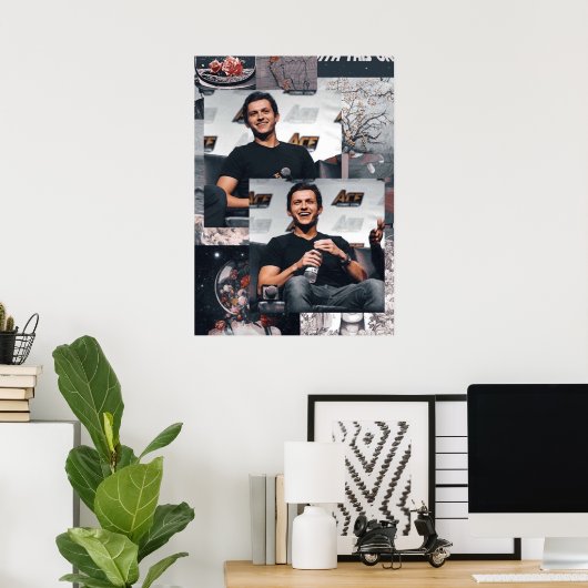 Tom Holland Poster (Thuiskantoor)