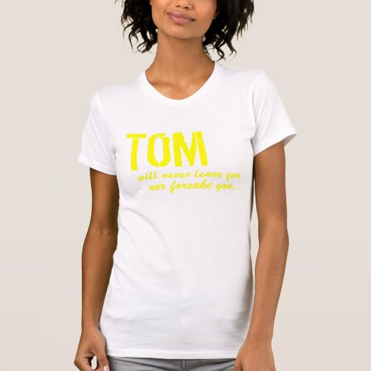 Tom is er voor jou! t-shirt (Voorkant)