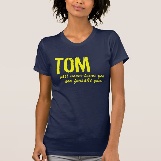 Tom is er voor jou! t-shirt (Voorkant)