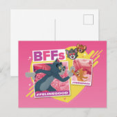 Tom & Jerry BFFs Foto Emoji Collage Briefkaart (Voorkant / Achterkant)