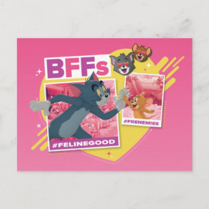 Tom & Jerry BFFs Foto Emoji Collage Briefkaart