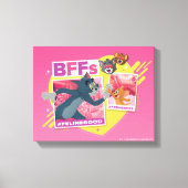 Tom & Jerry BFFs Foto Emoji Collage Canvas Afdruk (Voorkant)
