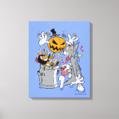 Tom & Jerry | Boo aan Tom Canvas Afdruk (Voorkant)