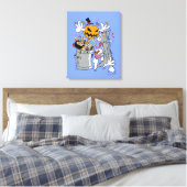 Tom & Jerry | Boo aan Tom Canvas Afdruk (Insitu (Slaapkamer))