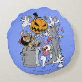 Tom & Jerry | Boo aan Tom Rond Kussen (Achterkant)