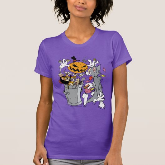 Tom & Jerry | Boo aan Tom T-shirt (Voorkant)