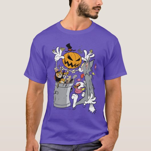 Tom & Jerry | Boo aan Tom T-shirt (Voorkant)