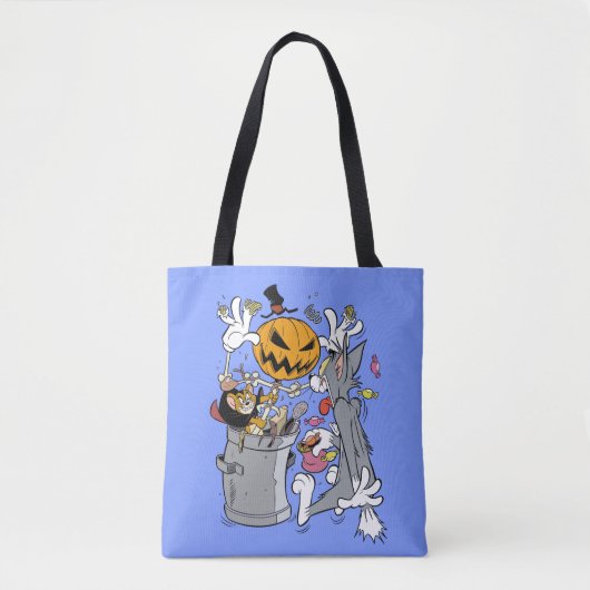 Tom & Jerry | Boo aan Tom Tote Bag (Voorkant)