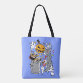 Tom & Jerry | Boo aan Tom Tote Bag (Achterkant)