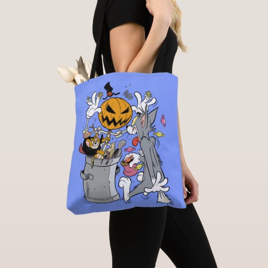 Tom & Jerry | Boo aan Tom Tote Bag (Dichtbij)