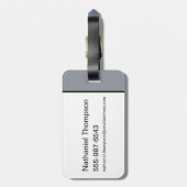 Tom & Jerry Camping Bagagelabel (Achterkant verticaal)