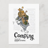 Tom & Jerry Camping Briefkaart (Voorkant)