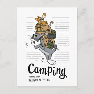 Tom & Jerry Camping Briefkaart