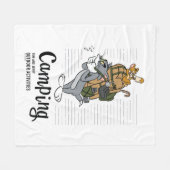 Tom & Jerry Camping Fleece Deken (Voorkant (Horizontaal))