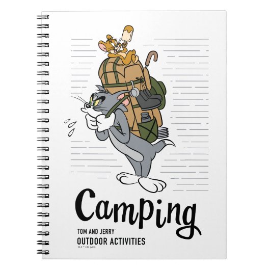 Tom & Jerry Camping Notitieboek (Voorkant)