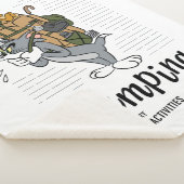 Tom & Jerry Camping Sherpa Deken (3/4)