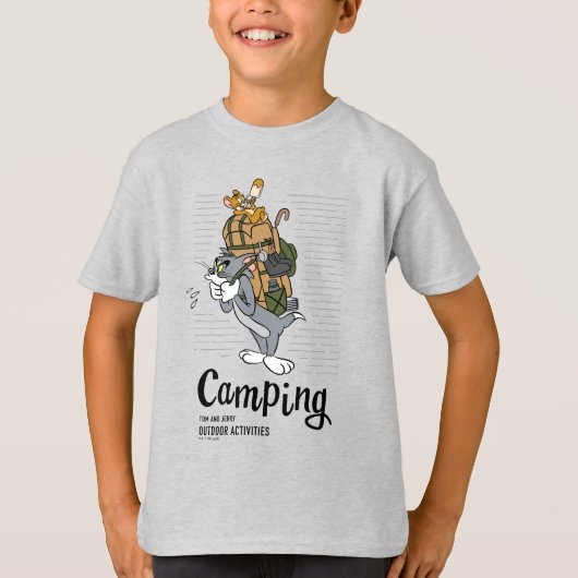Tom & Jerry Camping T-shirt (Voorkant)
