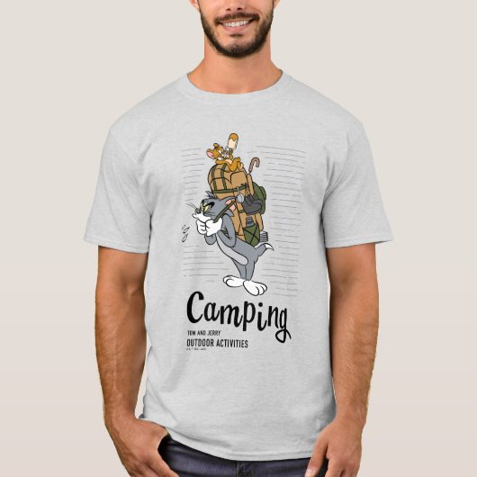 Tom & Jerry Camping T-shirt (Voorkant)