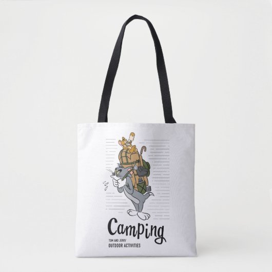 Tom & Jerry Camping Tote Bag (Voorkant)