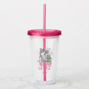 Tom, Jerry en Nibbles die Joy decorteren Acryl Drinkbeker