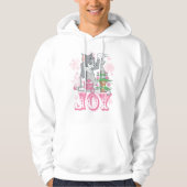 Tom, Jerry en Nibbles die Joy decorteren Hoodie (Voorkant)