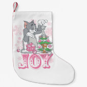 Tom, Jerry en Nibbles die Joy decorteren Kleine Kerstsok (Voorkant)