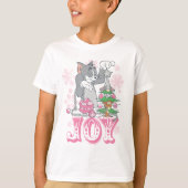Tom, Jerry en Nibbles die Joy decorteren T-shirt (Voorkant)