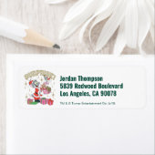 Tom, Jerry en Nibbles Holiday Surprise Etiket (Insitu)