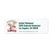 Tom, Jerry en Nibbles Holiday Surprise Etiket (Voorkant)