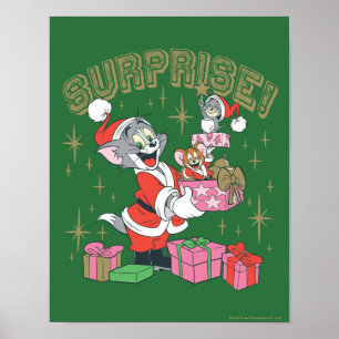 Tom, Jerry en Nibbles Holiday Surprise Poster