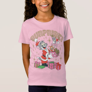 Tom, Jerry en Nibbles Holiday Surprise T-shirt