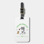 Tom & Jerry Golfing Club 1940 Bagagelabel (Voorkant verticaal)