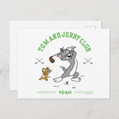 Tom & Jerry Golfing Club 1940 Briefkaart (Voorkant / Achterkant)