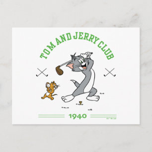 Tom & Jerry Golfing Club 1940 Briefkaart