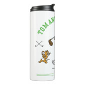 Tom & Jerry Golfing Club 1940 Thermosbeker (Gedraaid links)