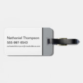 Tom & Jerry Golfing "No Way" Bagagelabel (Achterkant horizontaal)