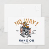 Tom & Jerry Golfing "No Way" Briefkaart (Voorkant / Achterkant)