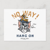 Tom & Jerry Golfing "No Way" Briefkaart (Voorkant)