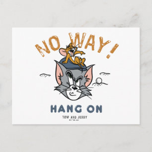 Tom & Jerry Golfing "No Way" Briefkaart