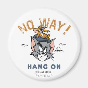 Tom & Jerry Golfing "No Way" Magneet