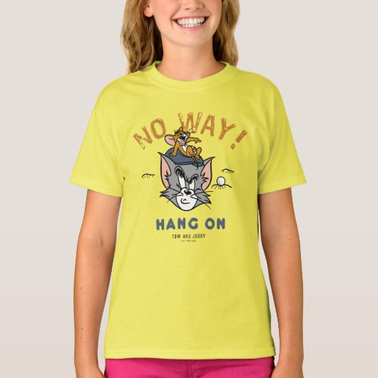 Tom & Jerry Golfing "No Way" T-shirt (Voorkant)