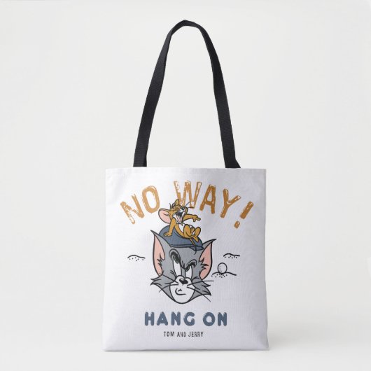 Tom & Jerry Golfing "No Way" Tote Bag (Voorkant)