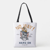 Tom & Jerry Golfing "No Way" Tote Bag (Achterkant)