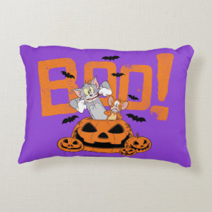 Tom & Jerry   Happy Halloween Boo Accent Kussen