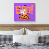 Tom & Jerry | Happy Halloween Boo Canvas Afdruk (Insitu (Slaapkamer))