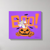 Tom & Jerry | Happy Halloween Boo Canvas Afdruk (Voorkant)