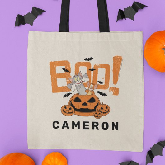 Tom & Jerry | Happy Halloween Boo Tote Bag